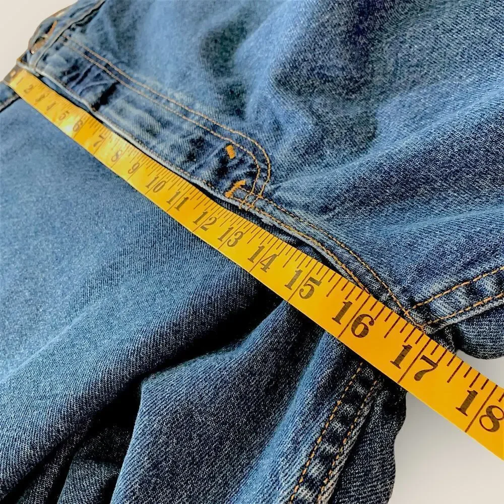 Levi's 540 Vintage 90s Relaxed Fit Tapered Denim Blue Jeans Men Size 50X32 New
